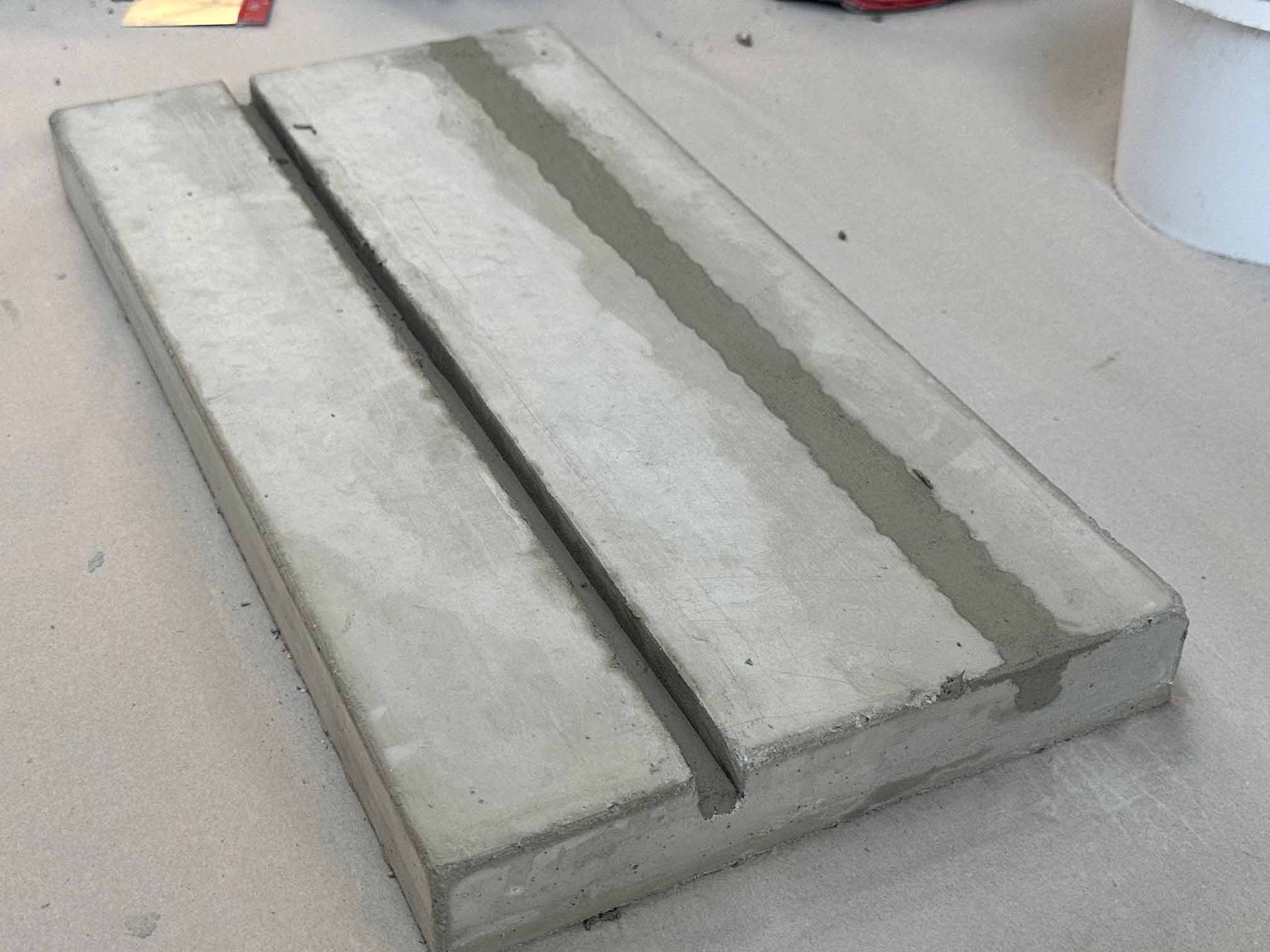 Betonfuge – Oberflächenstruktur